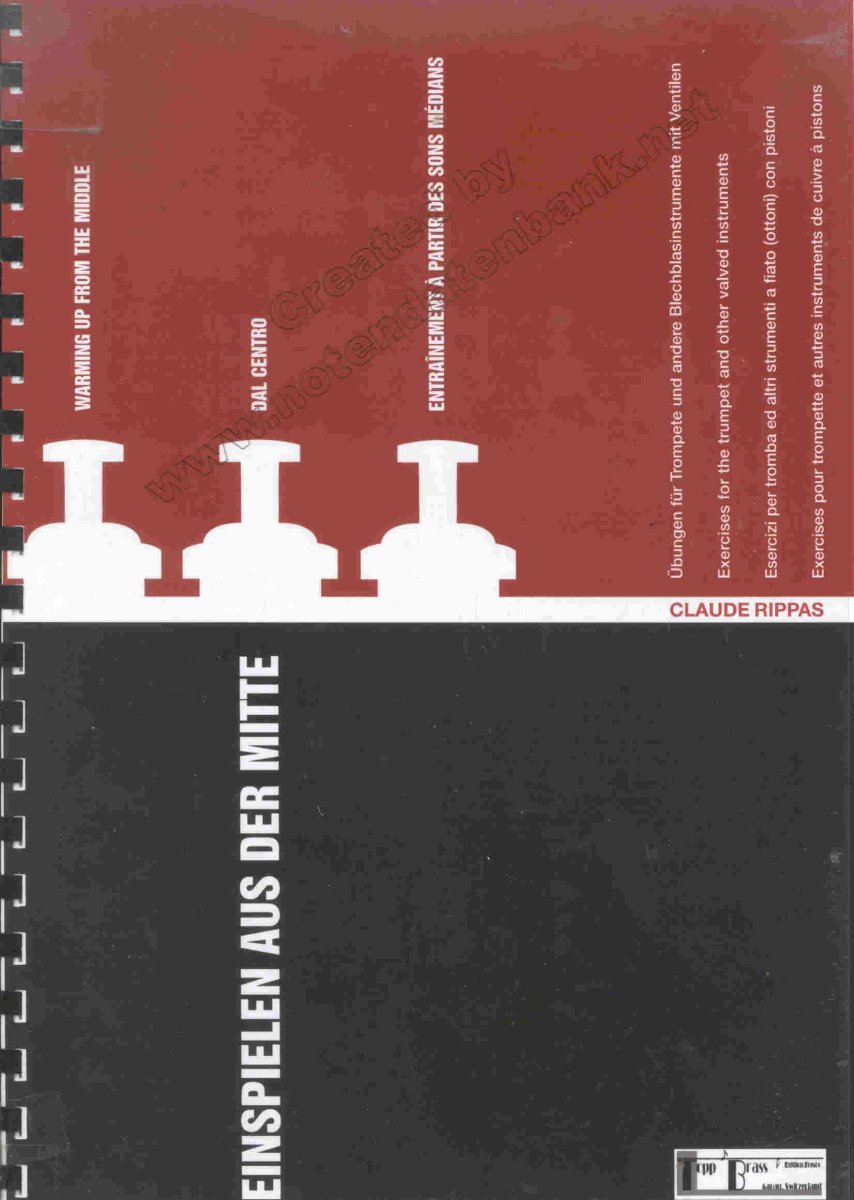 Einspielen aus der Mitte / Warming up from the Middle / Entra�nements � partir des sons m�dians / Del centro - hacer clic aqu�