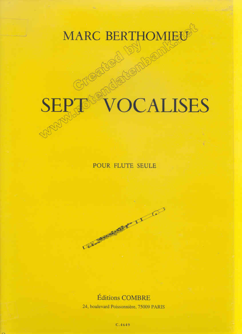 Sept Vocalises - hacer clic aqu�