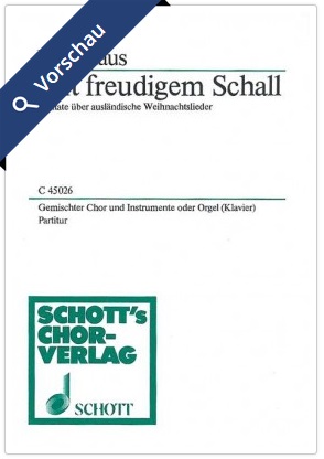 Mit freudigem Schall (Kantate �ber ausl�ndische Weihnachtslieder) - hacer clic aqu�