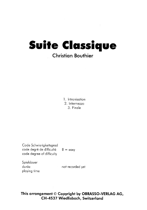 Suite Classique - hacer clic aqu�