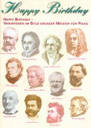 Happy Birthday Variationen #15 Kompl - hacer clic aqu�