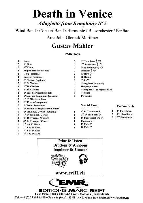 Death in Venice (Adagietto from Symphony #5) - hacer clic aqu�