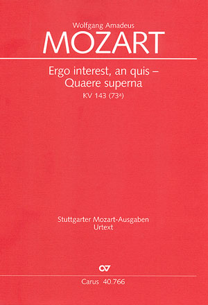 Ergo interest �  Quaere superna - hacer clic aqu�