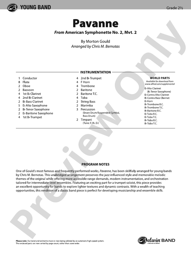 Pavanne (from 'American Symphonette #2' Mvt.2) - hacer clic aqu�