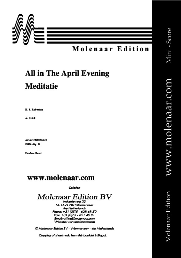 All in the April Evening - hacer clic aqu�
