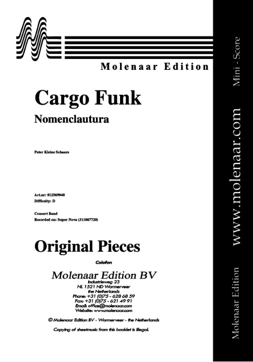 Cargo Funk (3.Mvt from 'Nomenclatura') - hacer clic aqu