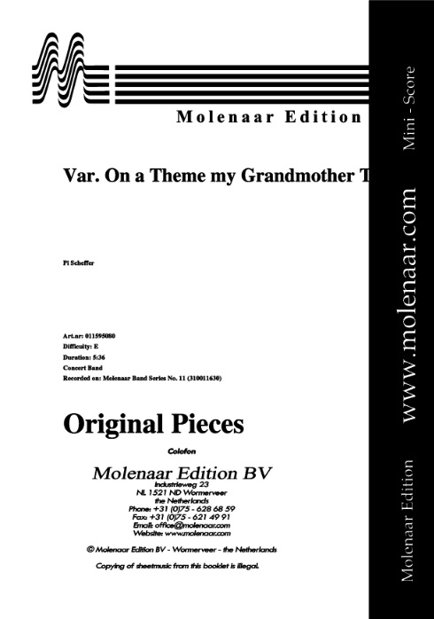 Variations on a Song my Grandmother taught me - hacer clic aqu�