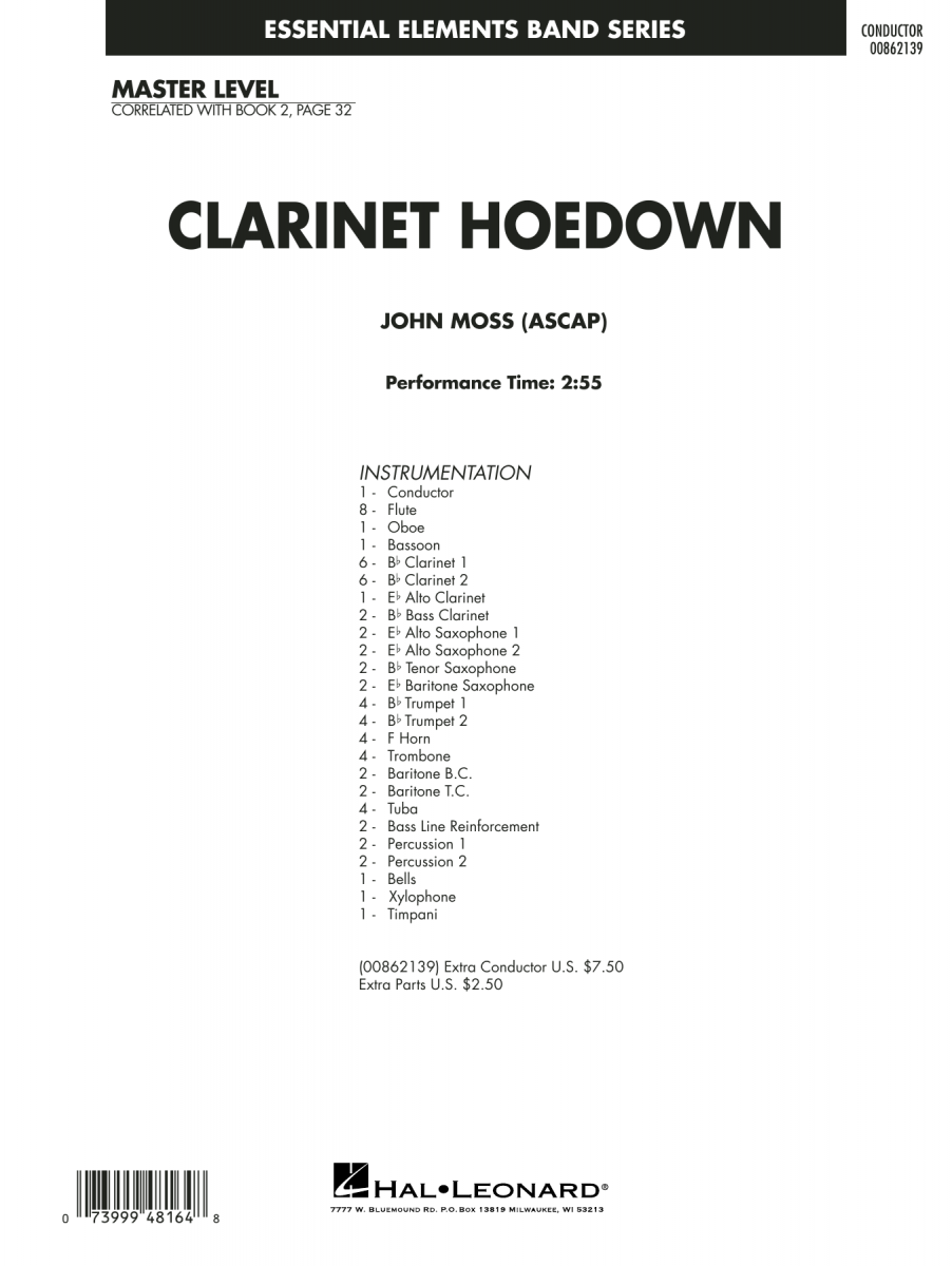 Clarinet Hoedown - hacer clic aqu