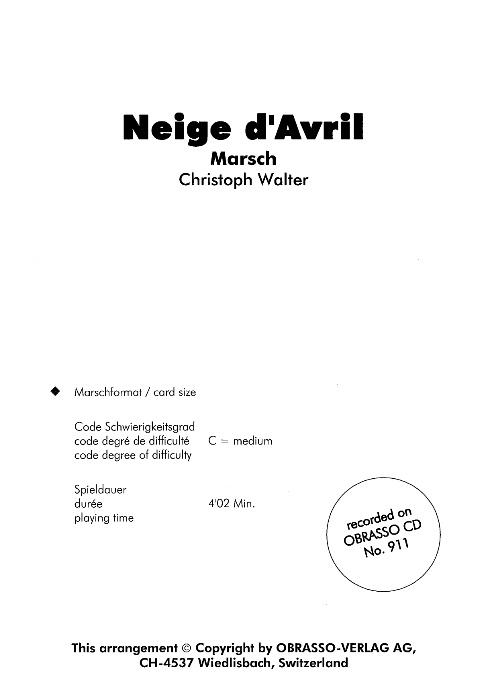 Neige d'Avril - hacer clic aqu�