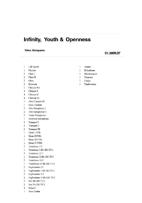 Infinity, Youth and Openness (&) - hacer clic aqu�