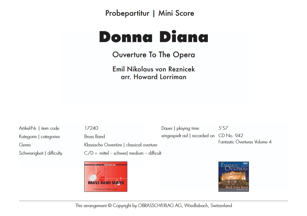 Donna Diana (Overture to the Opera) - hacer clic aqu�