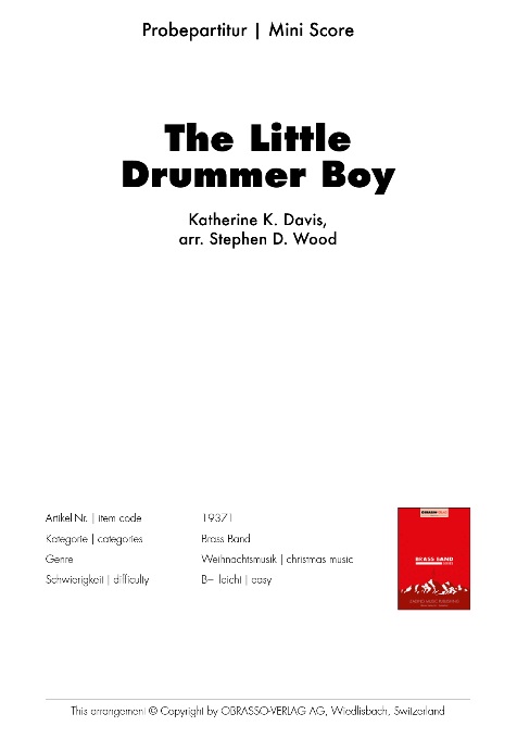 Little Drummer Boy, The - hacer clic aqu�