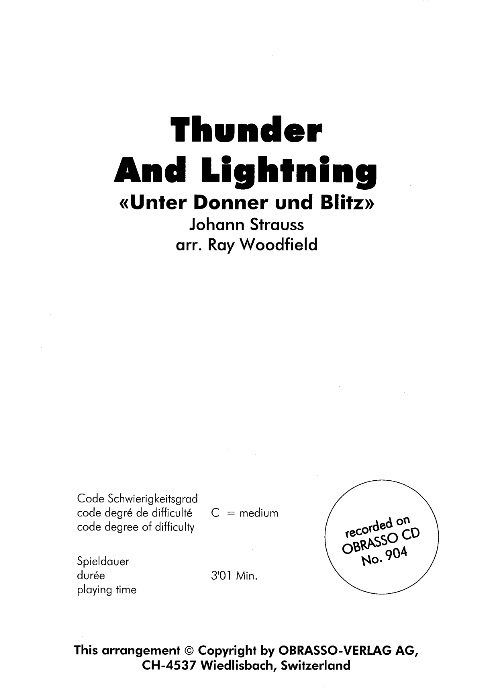 Thunder and Lightning (Unter Donner und Blitz) - hacer clic aqu�