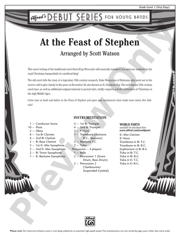 At the Feast of Stephen - hacer clic aqu�