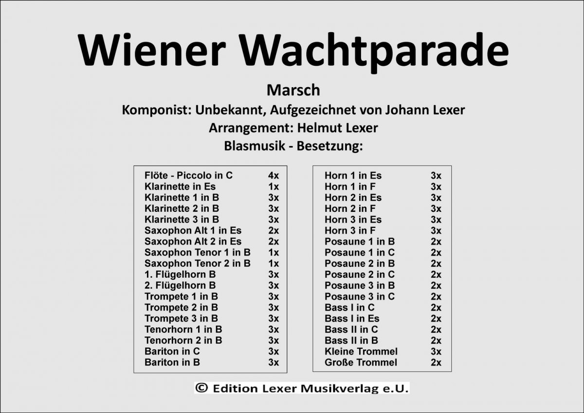 Wiener Wachtparade - hacer clic aquí Wiener Wachtparade - hacer clic aquí
