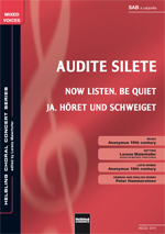 Audite silete (Now listen, be quiet / Ja, h�ret und schweiget) - hacer clic aqu�