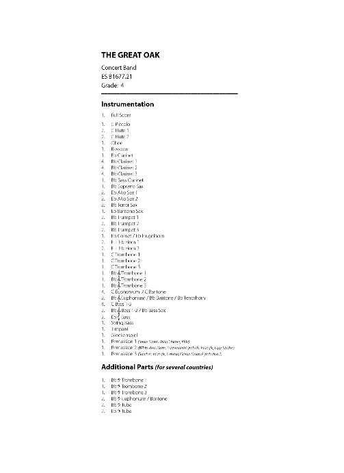 Great Oak, The - hacer clic aqu�