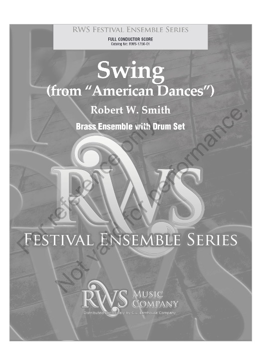 Swing (Mvt. 3 from American Dances) - hacer clic aqu