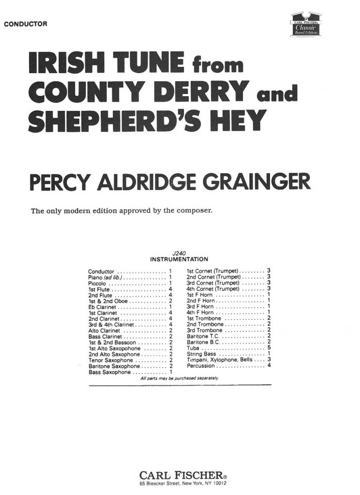 Irish Tune from County Derry - hacer clic aqu