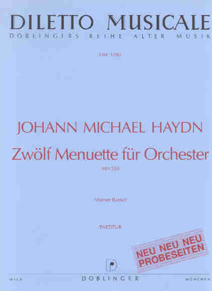 12 Menuette für Orchester - hacer clic aquí 12 Menuette für Orchester - hacer clic aquí