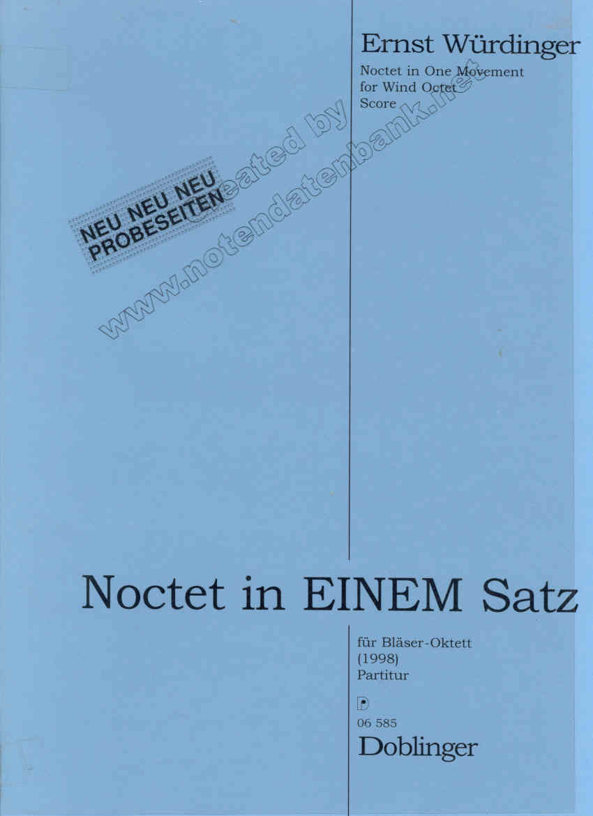 Noctet in EINEM Satz / Noctet in One Movement - hacer clic aqu�