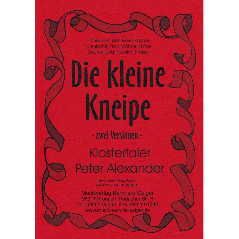Kleine Kneipe, Die - hacer clic aqu�