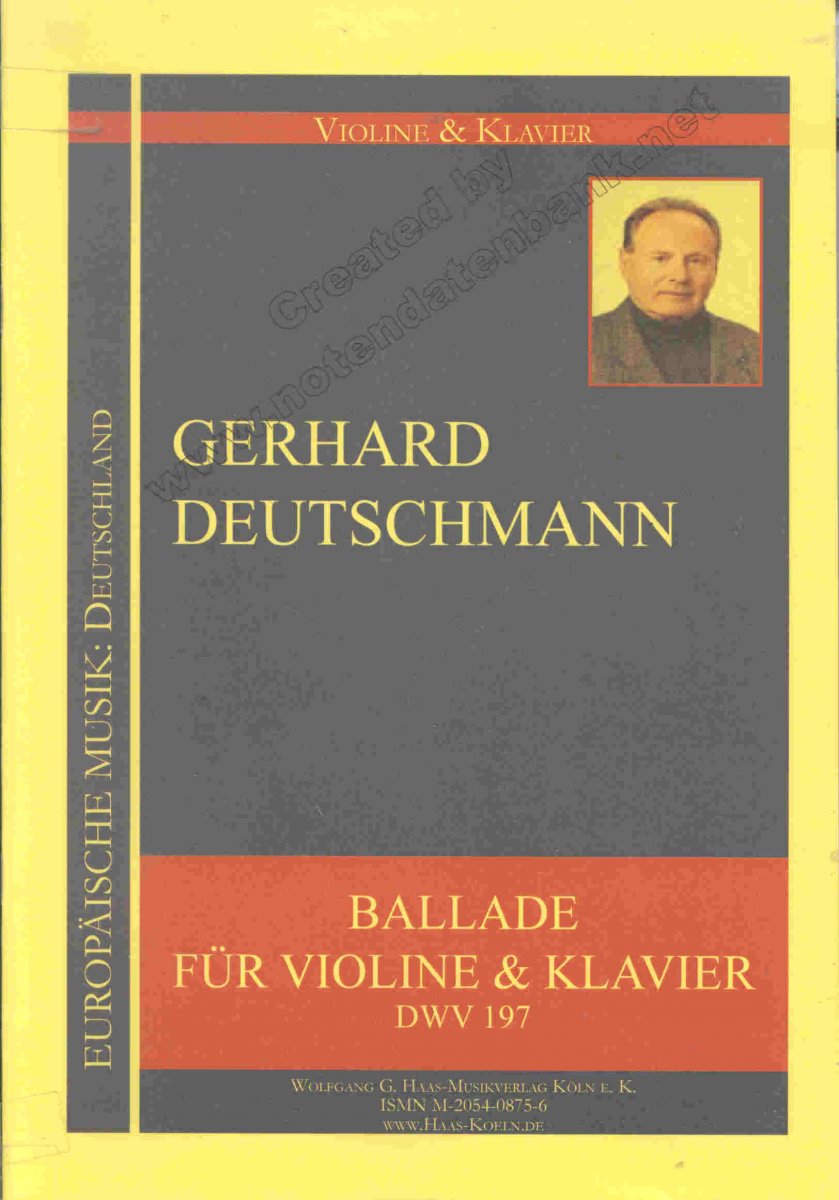Ballade f�r Violone und Klavier - hacer clic aqu�