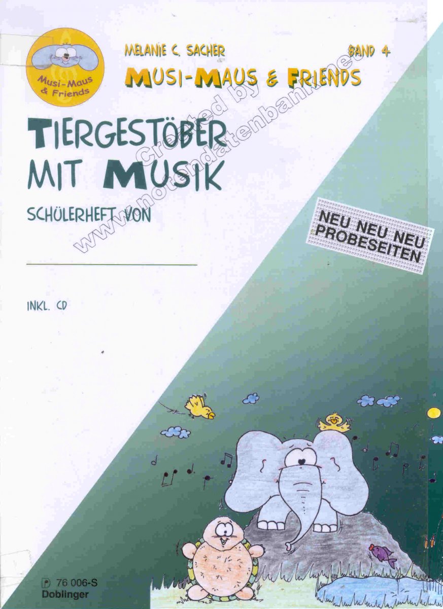 Musi-Maus and Friends #4: Tiergestöber mit Musik (Schülerheft) - hacer clic aquí Musi-Maus and Friends #4: Tiergestöber mit Musik (Schülerheft) - hacer clic aquí