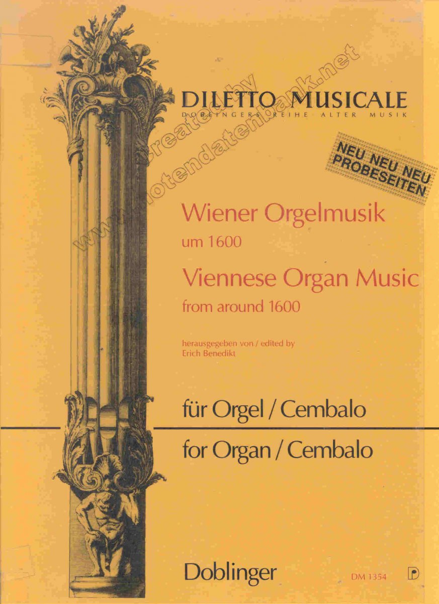 Wiener Orgelmusik um 1600 / Viennese Organ Music from around 1600 - hacer clic aquí Wiener Orgelmusik um 1600 / Viennese Organ Music from around 1600 - hacer clic aquí