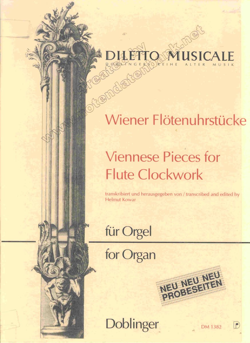 Wiener Flötenuhrstücke / Viennese Pieces for Flute Clockwork - hacer clic aquí Wiener Flötenuhrstücke / Viennese Pieces for Flute Clockwork - hacer clic aquí