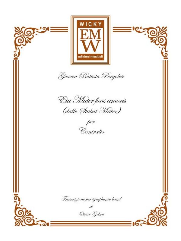 Eia Mater fons amoris (from 'Stabat Mater') - hacer clic aquí Eia Mater fons amoris (from 'Stabat Mater') - hacer clic aquí