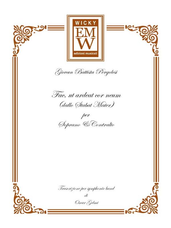 Fac, ut ardeat cor meum (from 'Stabat Mater') - hacer clic aquí Fac, ut ardeat cor meum (from 'Stabat Mater') - hacer clic aquí