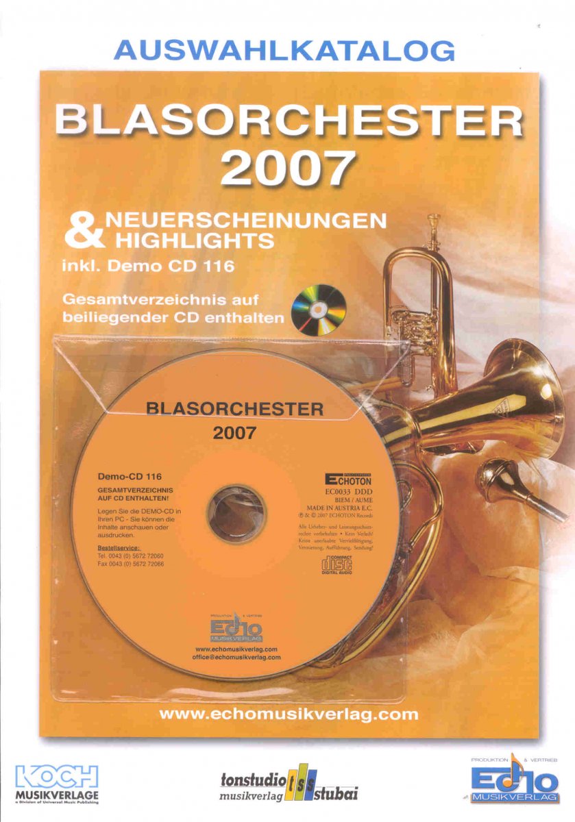 Echo 2007 - Auswahlkatalog Blasorchester - hacer clic aqu�