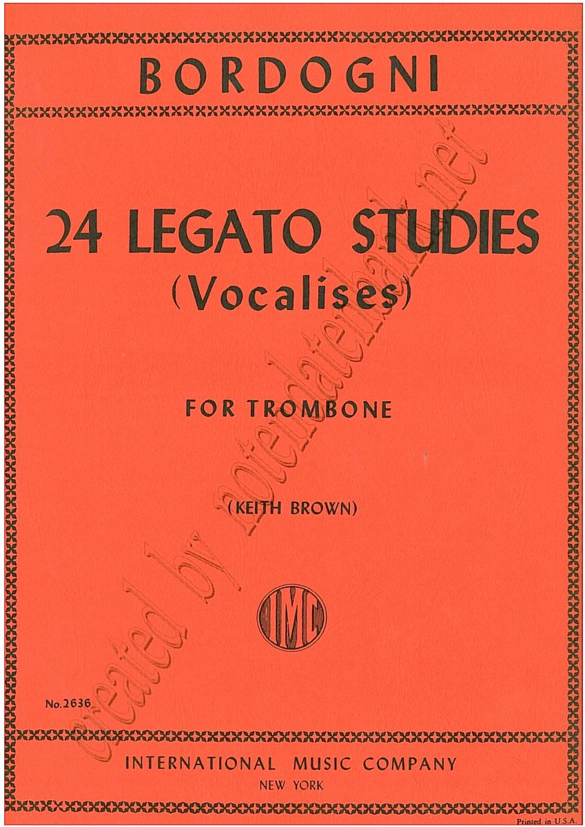 24 Legato Studies (Vocalises) - hacer clic aquí 24 Legato Studies (Vocalises) - hacer clic aquí