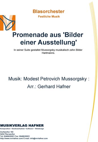 Promenade aus 'Bilder einer Ausstellung' - hacer clic aqu�