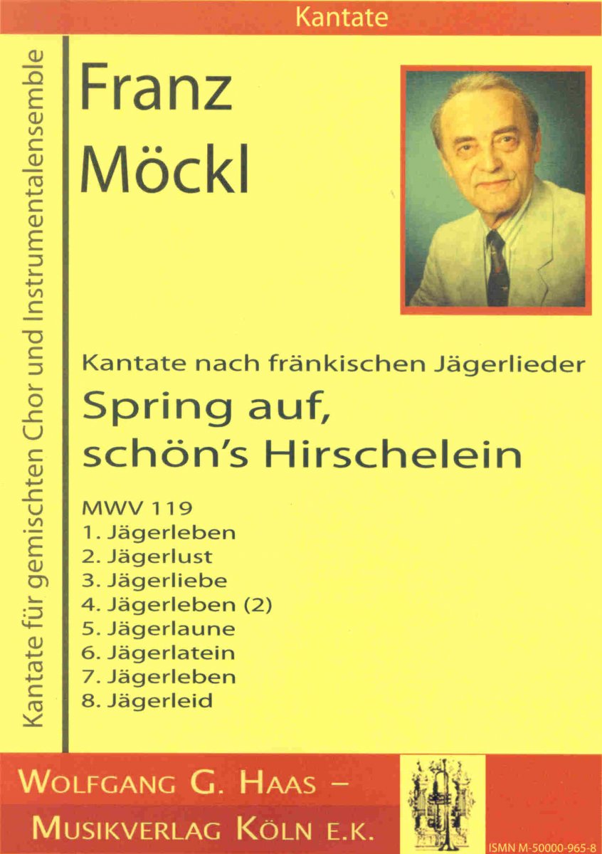 Spring auf, sch�n's Hirschelein (Kantate nach fr�nkischen J�gerlieder) - hacer clic aqu�