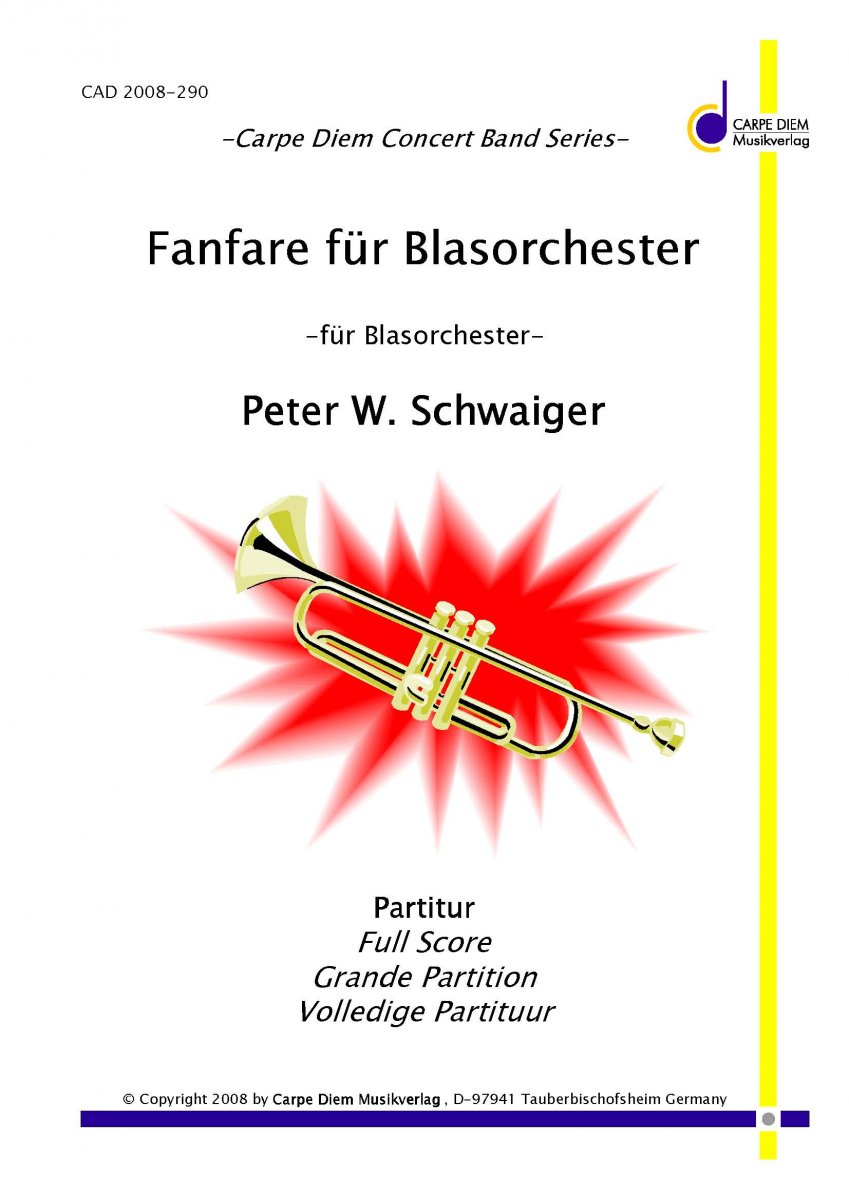 Fanfare f�r Blasorchester - hacer clic aqu�