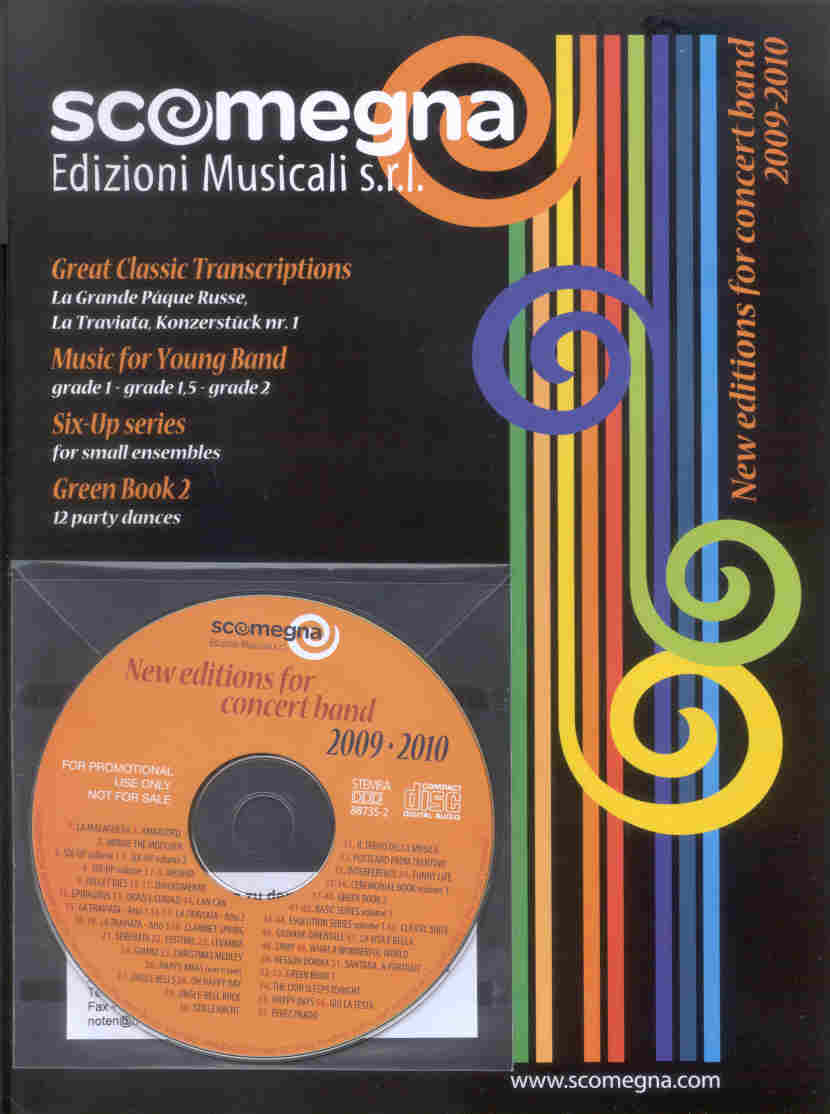 Scomegna 2009-2010: New editions for Concert Band - hacer clic aqu�