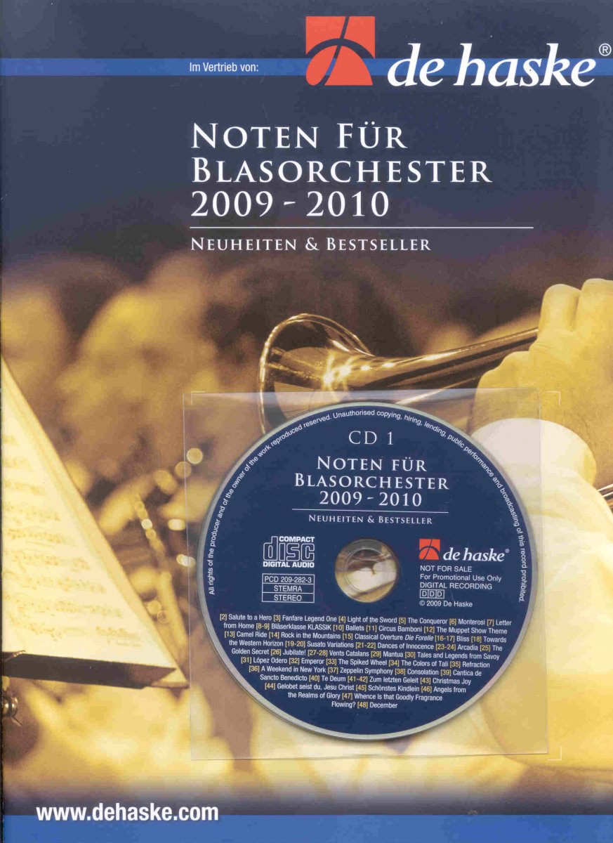 De Haske 2009-2010: Noten für Blasorechester - hacer clic aquí De Haske 2009-2010: Noten für Blasorechester - hacer clic aquí