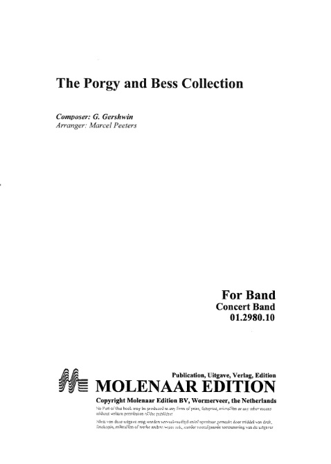 Porgy and Bess Collection, The - hacer clic aqu