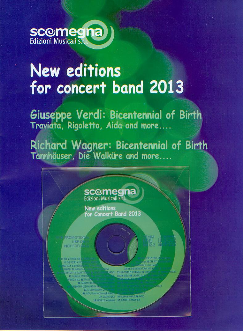 Scomegna 2013 New editions for Concert band - hacer clic aqu�