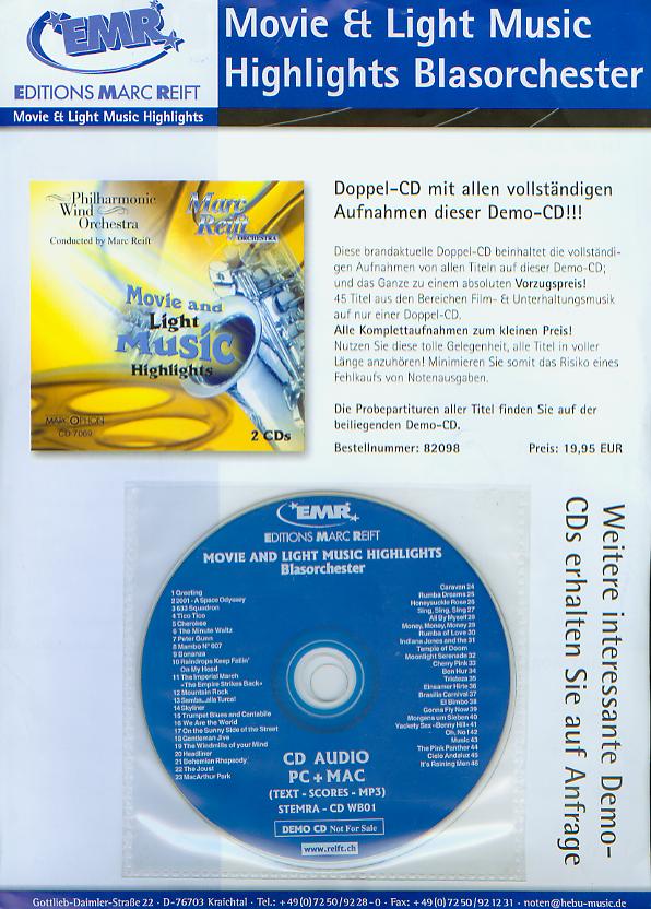 EMR - Movie and Light Music Highlights Blasorchester - hacer clic aqu�