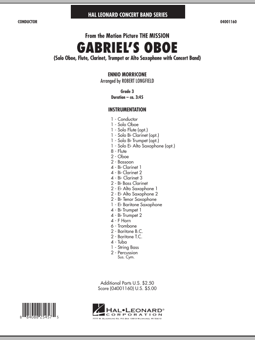Gabriel's Oboe (from 'The Mission') - hacer clic aqu�