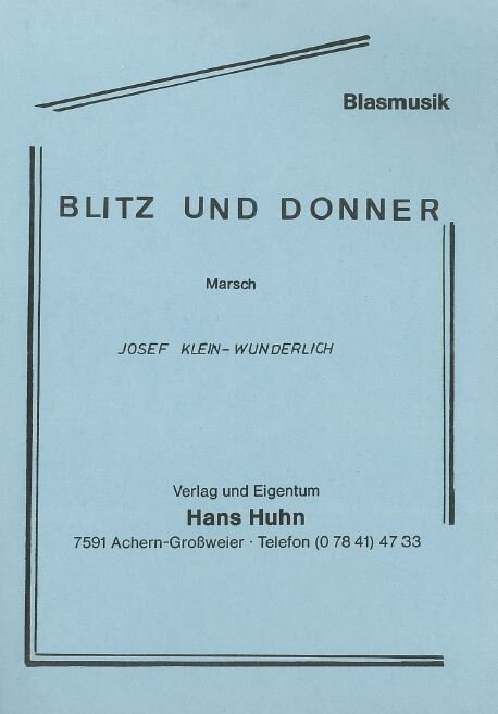 Blitz und Donner - hacer clic aqu�