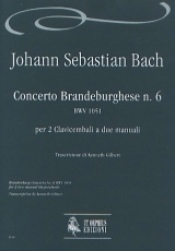 Brandenburg Concerto #6 BWV 1051 for 2 two-manual Harpsichords - hacer clic aqu�