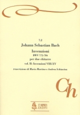 Inventions BWV 772-786 for 2 Guitars. #1, Inventions Nos. 1-7 - hacer clic aqu�