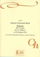 Sinfonias BWV 787-801 for 3 Guitars. #2, Sinfonias Nos. 6-10 - hacer clic aquí Sinfonias BWV 787-801 for 3 Guitars. #2, Sinfonias Nos. 6-10 - hacer clic aquí