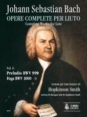 Complete Works for Lute. #6: Prelude BWV 999 - Fugue BWV 1000. Baroque Lute version - hacer clic aqu�