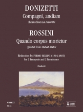 Compagni, andiam (Chorus from 'La Favorita') - Quando corpus morietur (Quartet from 'Stabat Mater') - hacer clic aquí Compagni, andiam (Chorus from 'La Favorita') - Quando corpus morietur (Quartet from 'Stabat Mater') - hacer clic aquí