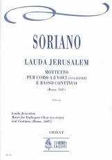 Lauda Jerusalem. Motet for 8 Voices (SATB-SATB) and Continuo - hacer clic aqu�